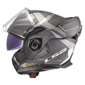 LS2 ADVANT X KARBON HORIZON MAT GÜMÜŞ-GRİ KASK - 6