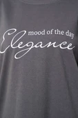 Elegance Baskılı İki İplik Tunik Füme - 4