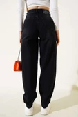 Dar Paça Baggy Kot Pantolon Füme - 3