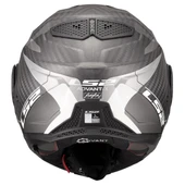 LS2 ADVANT X KARBON HORIZON MAT GÜMÜŞ-GRİ KASK - 3