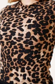 Leopar Desen Kaşkorse Bluz Leopar thumbnail 4