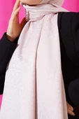 Omega Desen Jakar Şal Pudra thumbnail 4