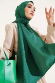 Omega Desen Jakar Şal Zümrüt thumbnail 1