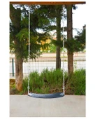 Teplay Zincirli Elastik U Çocuk ve Yetişkin Salıncağı Siyah (İçi Metalli) - 1