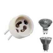 GU10 duy 2A LED halojen lamba duyu 0,75 mm² silikon tel seramik duy bağlantı duyları 300 W enerji sınıfı A - 1