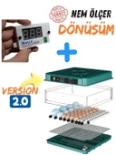 YEŞİL KAZ UYUMLU TAM OTOMATİK KULUÇKA MAKİNESİ "GFALLX DÖNÜŞÜMLÜ" V2 - 1