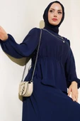Bel Tünelli Etekli Ayrobin İkili Takım Lacivert thumbnail 2
