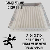 Gfallx Kalibre Cihazlı Beyaz Kaz Uyumlu 120 Tavuk Yumurta Kapasiteli Otomatik Kuluçka Makinesi - 6