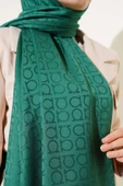 Omega Desen Jakar Şal Zümrüt thumbnail 4