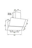 AFM tech Black Turmalin Plus 3'lü Kumandalı Cam Ankastre Set ( Fm7600b-fm2200b-fm3400b ) - 7