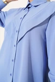 V Detaylı Gömlek Bebe Mavi thumbnail 4