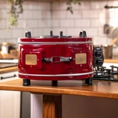 Akel Lambalı, Ön ve Üst Gözetlemeli, Termostatlı, Orta Boy Yuvarlak Davul Fırın AF30l - 4