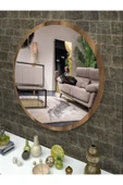 SEDAŞ LIVING UNITS Dekoratif Yuvarlak Antre Hol Koridor Duvar Salon Mutfak Banyo Wc Ofis Aynası 50 cm - 1