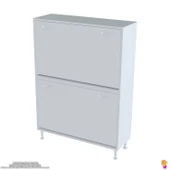 Modilayn İLKİM Modern Çamaşır Ünitesi, 90x138x32,5 cm Gizli 6 Göz Akıllı Sepetli Dolap - 6