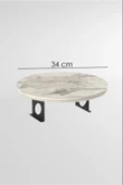 SEDAŞ LIVING UNITS Koyu Ceviz Yan Sehpa Koltuk Yanı Sehpa Kolda Ayarlanabilir Tepsi 34cm Genişlik Dekoratif Moderntepsi - 4