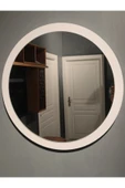 SEDAŞ LIVING UNITS Beyaz Dekoratif Yuvarlak Antre Hol Koridor Duvar Salon Mutfak Banyo Wc Ofis Aynası 60 cm - 3