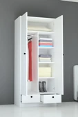 Atina Gardırop Beyaz thumbnail 2