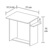 Esin Öne Doğru Eğimli Çalışma Masası Çam-Çam - 4