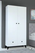 3Atlanta 2Çekmeceli 2Kapaklı Gardrop - 1