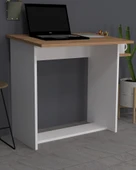 Esin Öne Doğru Eğimli Çalışma Masası Çam-Beyaz - 2