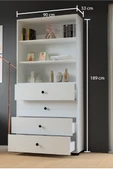 Madrid No.3 Açık raflı 4 Çekmeceli Dolap - 3