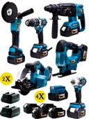 Germany Style Kömürsüz 10'lu Set Teleskopik Kırıcı-Matkap-Dekupaj-Daire Testere-Budama Testeresi-M - 2