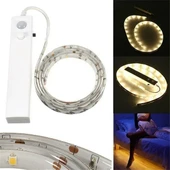 Hareket Sensörlü pilli LED Gece Lambası Zamanlayıcılı USB Şarjlı Dolap yatak altı Merdiven ışık Aydınlatması IP65 Su Geçirmez - 3