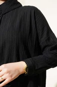 Ağaç Kabuğu Basic Gömlek Siyah thumbnail 4