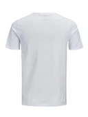JACK JONES Erkek BEYAZ Pamuklu Tişört 12184987 - 8