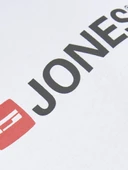 JACK JONES Erkek BEYAZ Pamuklu Tişört 12184987 - 3