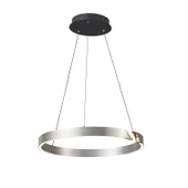 Apliqa Late Gri 60'lık Yuvarlak 41 Watt Modern Sarkıt Salon Led Avize thumbnail 6