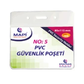 Mapi 85x115 Pvc Güvenlik Kartı Poşeti Yatay No:5 100 lü Kutu - 1