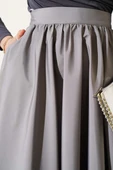 Kloş Tafta Etek Gri thumbnail 4