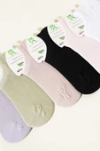 Bayan 6lı Bambu Sneakers Çorap Asorti 1 - 2