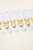 Bayan 6lı Dikişsiz Bambu Babet Çorap Beyaz - 2