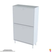 Modilayn İLKİM Modern Çamaşır Ünitesi, 70x138x32,5 cm Gizli 4 Göz Minimalist Akıllı Sepetli Dolap thumbnail 5