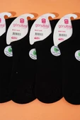 Bayan 6lı Sneakers Bambu Çorap Siyah - 2