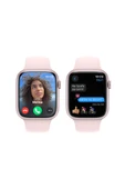 Apple Watch Series 9 GPS 45mm Pembe Alüminyum Kasa ve Uçuk Pembe Spor Kordon - S/M - 6