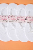 Bayan 6lı Dantel Babet Çorap Beyaz - 2