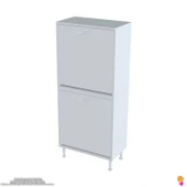 Modilayn İLKİM Modern Çamaşır Ünitesi, 65x138x32,5 cm Gizli 4 Göz Minimalist Akıllı Sepetli Dolap - 5