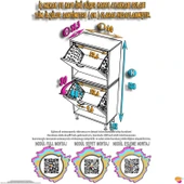 Modilayn İLKİM Modern Çamaşır Ünitesi, 60x138x32,5 cm Gizli 4 Göz Minimalist Akıllı Sepetli Dolap thumbnail 4