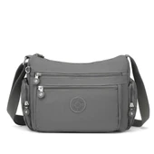 Krinkıl Kumaş Kadın Postacı Çantası Smart Bags 1115 K.Gri - 1