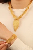 Kalze Altın Dorikalı Set - 4