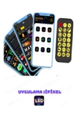 Led Ekran Matrix Panel Cama Yapışan En Büyük Boy 20X64 Telefon App Kontrol Digital Araba Yazısı - 5