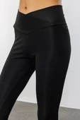 Çapraz Bel Detaylı Cross Waist KadınTayt ÇAPRAZ-TAYT - 10