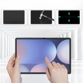 Samsung Galaxy Tab S10 Fe Plus 13.1 Inç Nano Kırılmaz Ekran Koruyucu Şeffaf Cam Tam Uyumlu Sm-x626 - 3