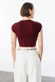 Kısa Kollu Kadın Crop T-shirt CROP-T-SHIRT - 11