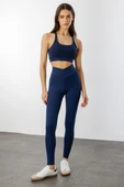 Çapraz Bel Detaylı Cross Waist KadınTayt ÇAPRAZ-TAYT - 3