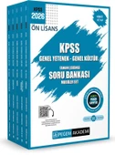Pegem 2026 Ön Lisans Soru Bankası Modüler Set Genel Yetenek Genel Kültür Tamamı Çözümlü (5 Kitap) - 1