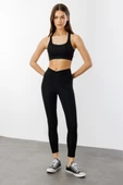 Çapraz Bel Detaylı Cross Waist KadınTayt ÇAPRAZ-TAYT - 7